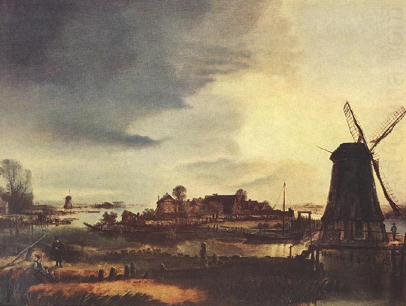 NEER, Aert van der Landscape with Windmill sg china oil painting image